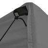 vidaXL Foldable Party Tent Pop-Up with 4 Sidewalls 3x3 m Anthracite