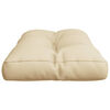 vidaXL Pallet Cushion Beige 80x40x12 cm Fabric