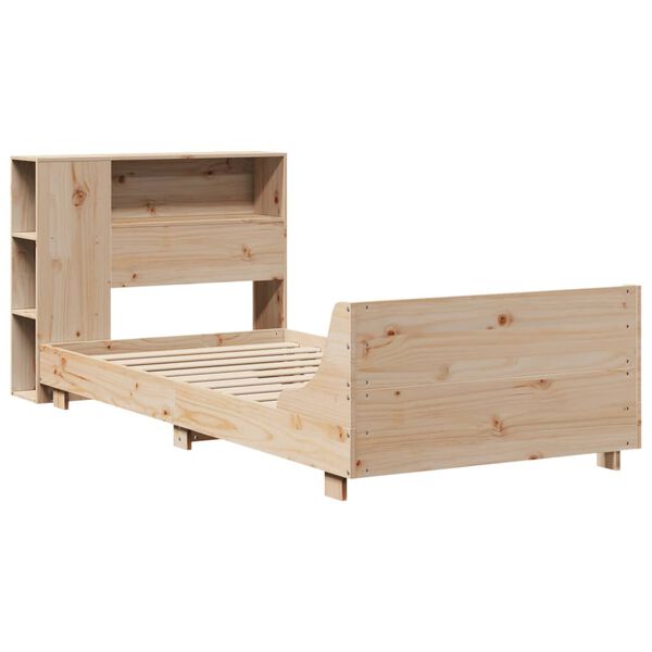 vidaXL Bed Frame without Mattress 100x200 cm Solid Wood Pine
