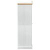 vidaXL Wardrobes with Shelf White 55 x 52 x 170 cm Solid Pine Wood