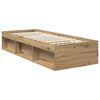 vidaXL Bed Frame Artisian Oak 75 x 190 cm Engineered wood