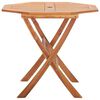 vidaXL Folding Garden Table 90x75 cm Solid Acacia Wood