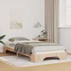 vidaXL Bed Frame Brown 80 x 210 cm Solid Pine Wood