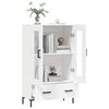 vidaXL Highboard White 69.5x31x115 cm Engineered Wood