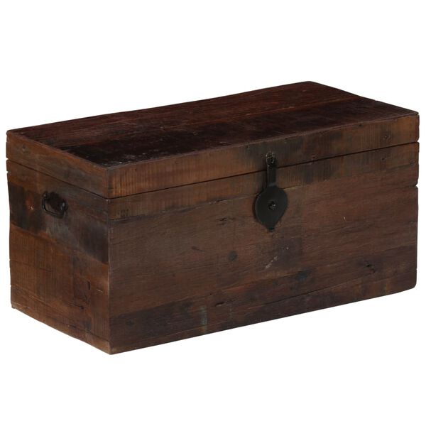 vidaXL Storage Box Solid Reclaimed Wood 80x40x40 cm