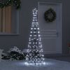 vidaXL LED Christmas Tree with 390 LEDs Cool White 250 cm Iron