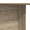 vidaXL Dining Table Sonoma Oak 110x60x75 cm Engineered Wood