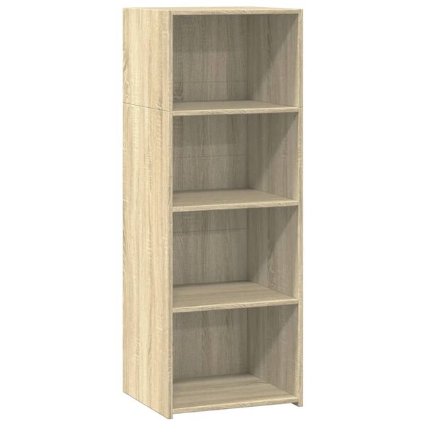 vidaXL Highboard Sonoma Oak 45x41x124 cm Engineered Wood