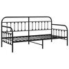 vidaXL Daybed Frame Black 100 x 190 cm Powder-Coated Steel