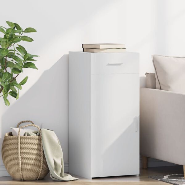 vidaXL Sideboard White 40x42.5x93 cm Engineered Wood