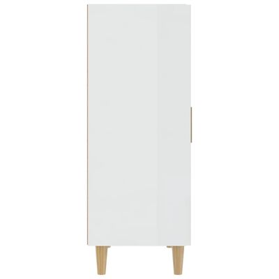 vidaXL Sideboard High Gloss White 70x34x90 cm Engineered Wood