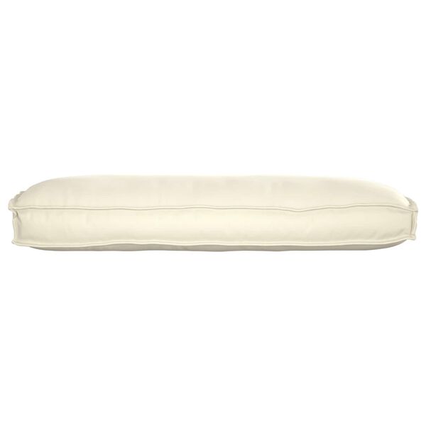 vidaXL Pallet Cushion for suitable for Seat / Backrest with Pillow Cream