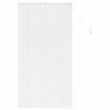 vidaXL Window Blind with Curtains Manual White Aluminium