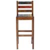 vidaXL Bar Stools 2 pcs Solid Reclaimed Wood