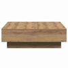 vidaXL Coffee Table Artisan Oak 90 x 90 x 28 cm Engineered Wood