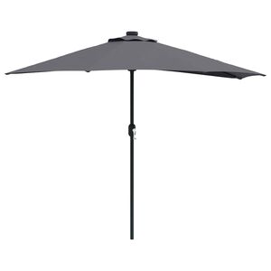 vidaXL Garden Parasol Anthracite 294 x 150 x 224 cm