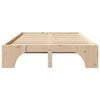 vidaXL Bed Frame Solid Pine Wood 120 x 190 cm Solid pine wood