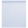 vidaXL Window Film Adjustable Frosted White 17.7 x 196.9 in PVC