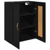 vidaXL Wall Mounted Cabinet Black Oak 69.5 x 34 x 90 cm