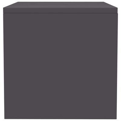 vidaXL Bedside Cabinets 2 pcs Grey 40x30x30 cm Engineered Wood