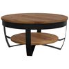 vidaXL Coffee Table 65x65x32 cm Solid Acacia Wood