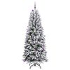 vidaXL Artificial Christmas Tree with 300 LEDs White 93 x 93 x 240 cm