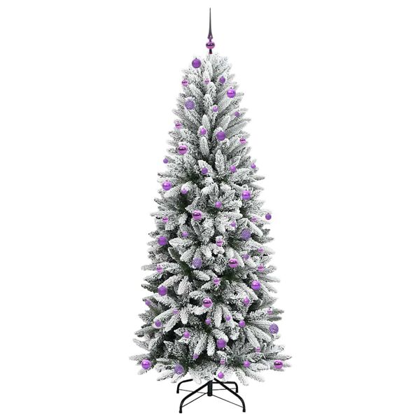 vidaXL Artificial Christmas Tree with 300 LEDs White 93 x 93 x 240 cm