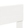 vidaXL Bed Frame without Mattress White 100x200 cm Solid Wood Pine