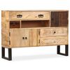 vidaXL Sideboard Solid Mango Wood 115x30x80 cm