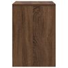 vidaXL Bedside Cabinets 2 pcs with Drawer Brown Oak 40x34x50 cm
