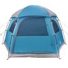 vidaXL Family Tent Igloo 6-Person Blue Waterproof