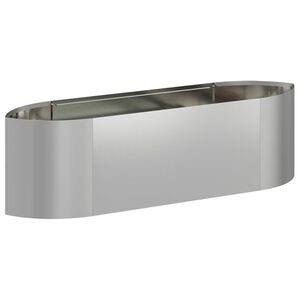 vidaXL Raised Garden Bed Galvanised Steel 140 x 40x 40 cm Steel