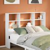 vidaXL Headboard with Storage White 160 cm Solid Wood Pine