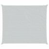vidaXL Sun Shade Sail Light Grey and White 7 x 6 m