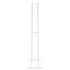 vidaXL Wedding Arch White 223 x 45 x 201 cm Steel
