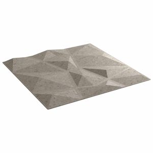 vidaXL Wall Panels 24 pcs 50 x 50 cm Concrete Grey XPS Foam