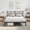 vidaXL Bed Frame without Mattress Sonoma Oak 140x190 cm Engineered Wood