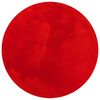 vidaXL Rug HUARTE Short Pile Soft and Washable Red &Oslash; 200 cm
