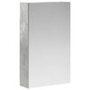 vidaXL Bathroom Mirror Cabinet Concrete Grey 30 x 10.5 x 50 cm