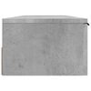 vidaXL Wall Cabinet Concrete Grey 102x30x20 cm Engineered Wood