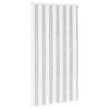 vidaXL Insect Curtain Chenille Light Grey and White 118 x 220 cm