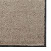 vidaXL Doormat Beige and Black 90 x 150 cm Polypropylene and vinyl
