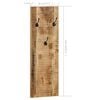 vidaXL Wall-mounted Coat Racks 2 pcs Solid Mango Wood 36x110x3 cm