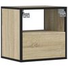vidaXL Wall-mounted Bedside Cabinet Sonoma Oak 40x31x39.5 cm