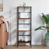 vidaXL Bookshelf Old Wood 40 x 29.5 x 115 cm Engineered Wood