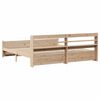vidaXL Bed Frame with Headboard without Mattress 200x200 cm