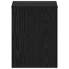 vidaXL Bedside Cabinet Black Oak 40x30x40 cm Engineered Wood