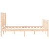 vidaXL Bed Frame without Mattress Small Double Solid Wood Pine