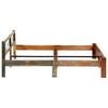 vidaXL Bed Frame without Mattress Solid Reclaimed Wood 180x200 cm Super King