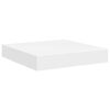 vidaXL Floating Wall Shelves 2 pcs White 23x23.5x3.8 cm MDF